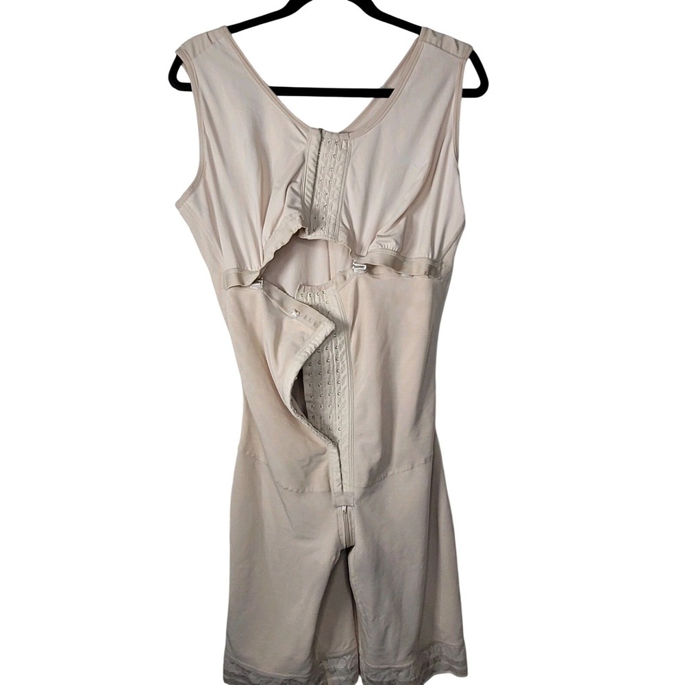 Yeraldy Curves Fajas Shapewear Women's Beige Sz 5XL Adjustable Hourglass